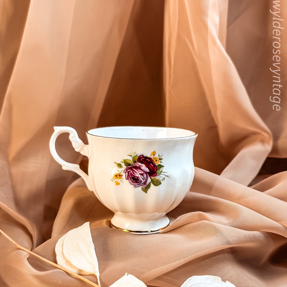 Floral Royal Dover‎ Bone China Teacup